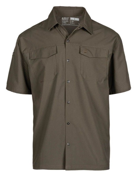 Рубашка 5.11 Freedom Flex Woven, S/S, Ranger Green