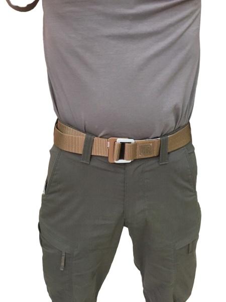 Ремень 5.11 Traverse Double Buckle, Battle Brown