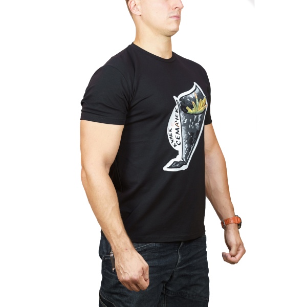 Футболка MILGEAR, Кулек семечек, черный