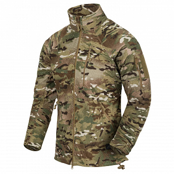 Куртка Флисовая Helikon Alpha Tactical, Camogrom