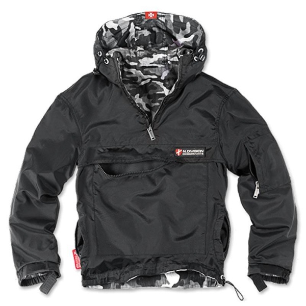 Зимняя куртка DA Dobermans Duble side, Черная