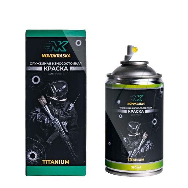 Оружейная краска, серия Titanium, цвет Светлый Хаки 350 мл.