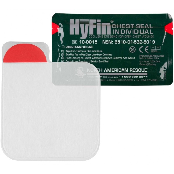 Окклюзионный пластырь Hyfin Individual Chest Seal