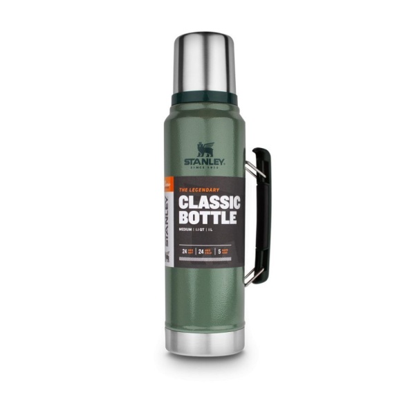 Термос STANLEY Classic 1L, тёмно-зелёный
