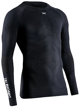 Футболка мужская ENERGY ACCUMULATOR 4.0 SHIRT LG SL MEN, OPAL BLACK/ARCTIC WHITE