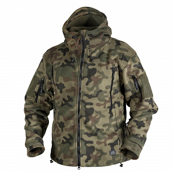 Куртка Флисовая Helikon Patriot, PL Woodland