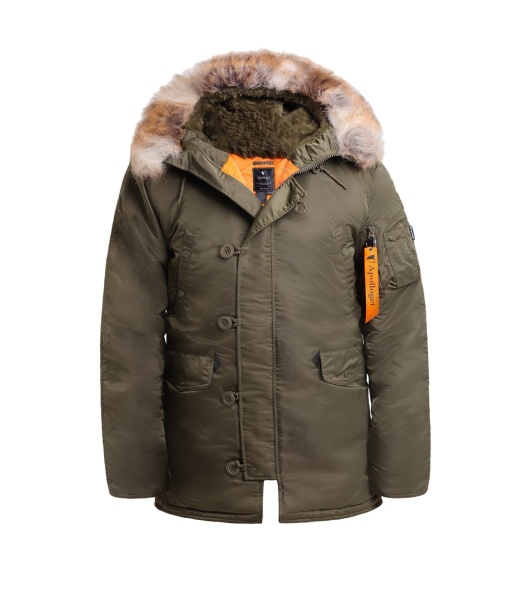 Куртка Apolloget, Tight Husky II, Capers/Orange