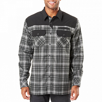 Рубашка 5.11 Endeavor Flannel, Charcoal Plaid