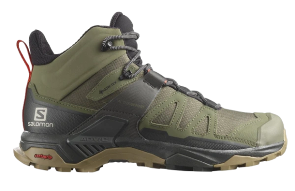 Ботинки Salomon X Ultra 4 Mid GTX, Deep/Lichen/Green