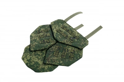 Защита паха Phantom, 4-х секционная с баллистическим пакетом СВМПЭ (БР1), Mantis Plus (EMP)