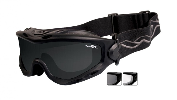 Очки Wileyx SP29B SPEAR Smoke/Clear Matte Black Frame