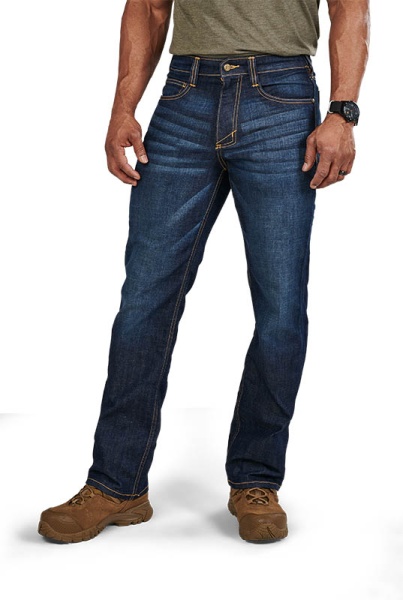 Брюки 5.11 Defender-Flex Straight Jean, Dark Wash Indigo
