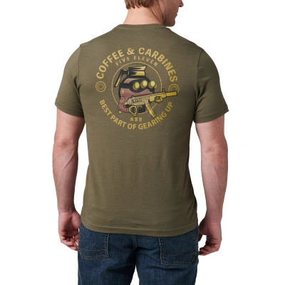 Футболка 5.11 Coffee & Carbines S/S Tee (Ranger Green, XL)