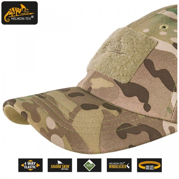 Бейсболка зимняя Helikon BBC Winter Cap, Shark Skin, Camogrom