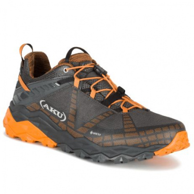 Кроссовки треккинговые AKU Flyrock GTX, Black / Orange
