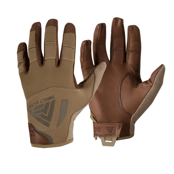 Перчатки тактические Direct Action Hard Gloves, Leather, Coyote Brown