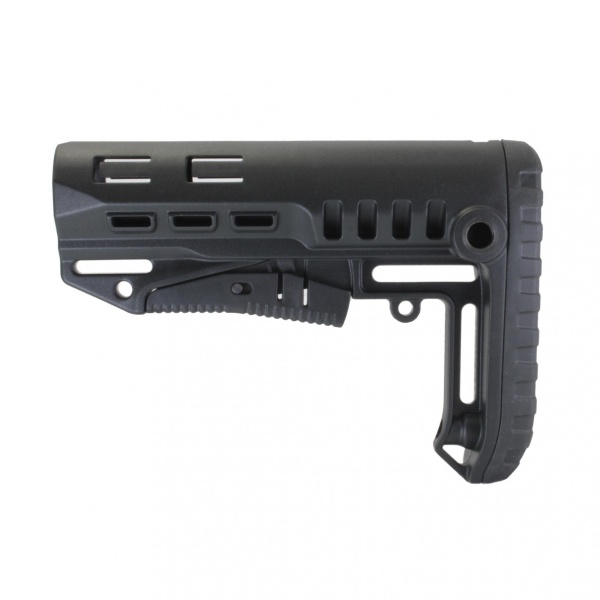 Телескопический приклад, DLG Tactical, TBS Compact Com-Spec (черный)