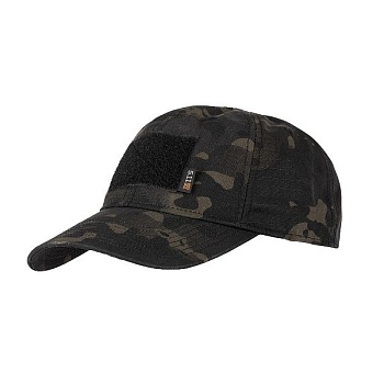 Кепка-бейсболка 5.11 Flag Bearer Cap, Black Multicam