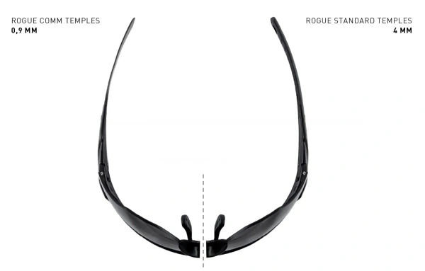 Очки тактические Wiley X, ROGUE COMM 2852, 3LS Black Frame