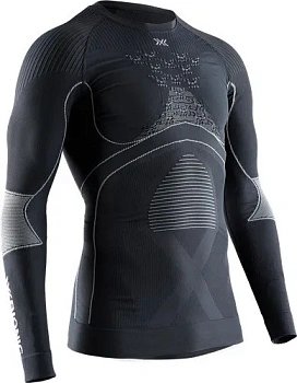 Футболка мужская ENERGY ACCUMULATOR 4.0 SHIRT LG SL MEN, CHARCOAL/PEARL GREY